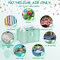 Electric Air Balloon Pump – 110V 600W Portable Dual Nozzle Balloon Inflator – High Power Balloon Blower for Party Decoration, Weddings, Birthdays & Events – Rose Red Electric Balloon Pump Machine